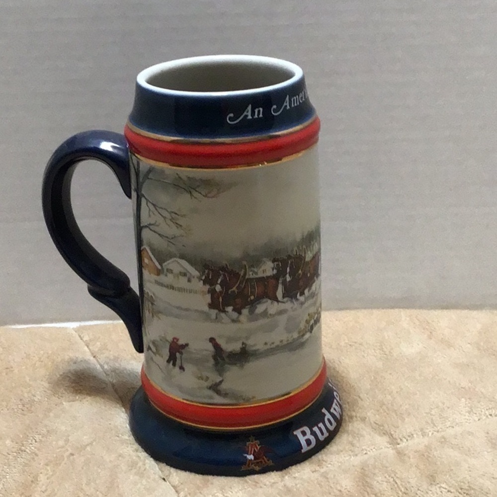 Budweiser Holiday Stein “An American Tradition”